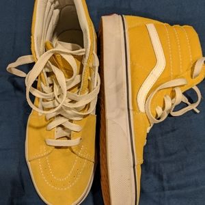 2/$24 Yellow high top vans